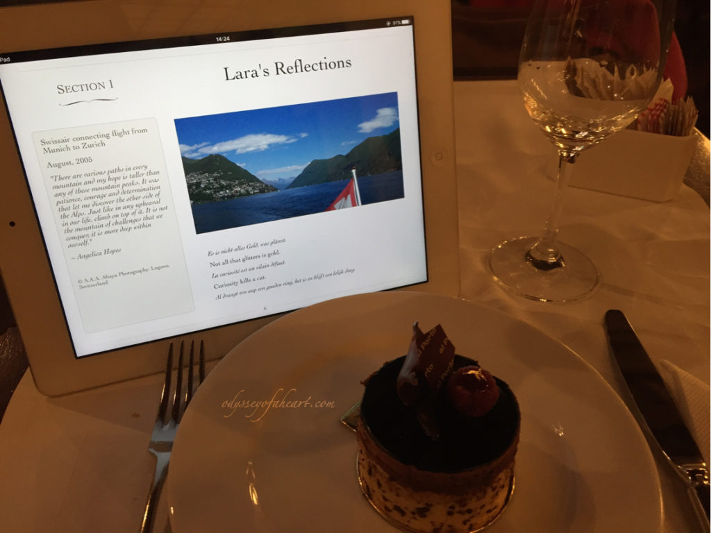 Desiderio al cioccolato, Ristorante Grand Café Al Porto di Lugano